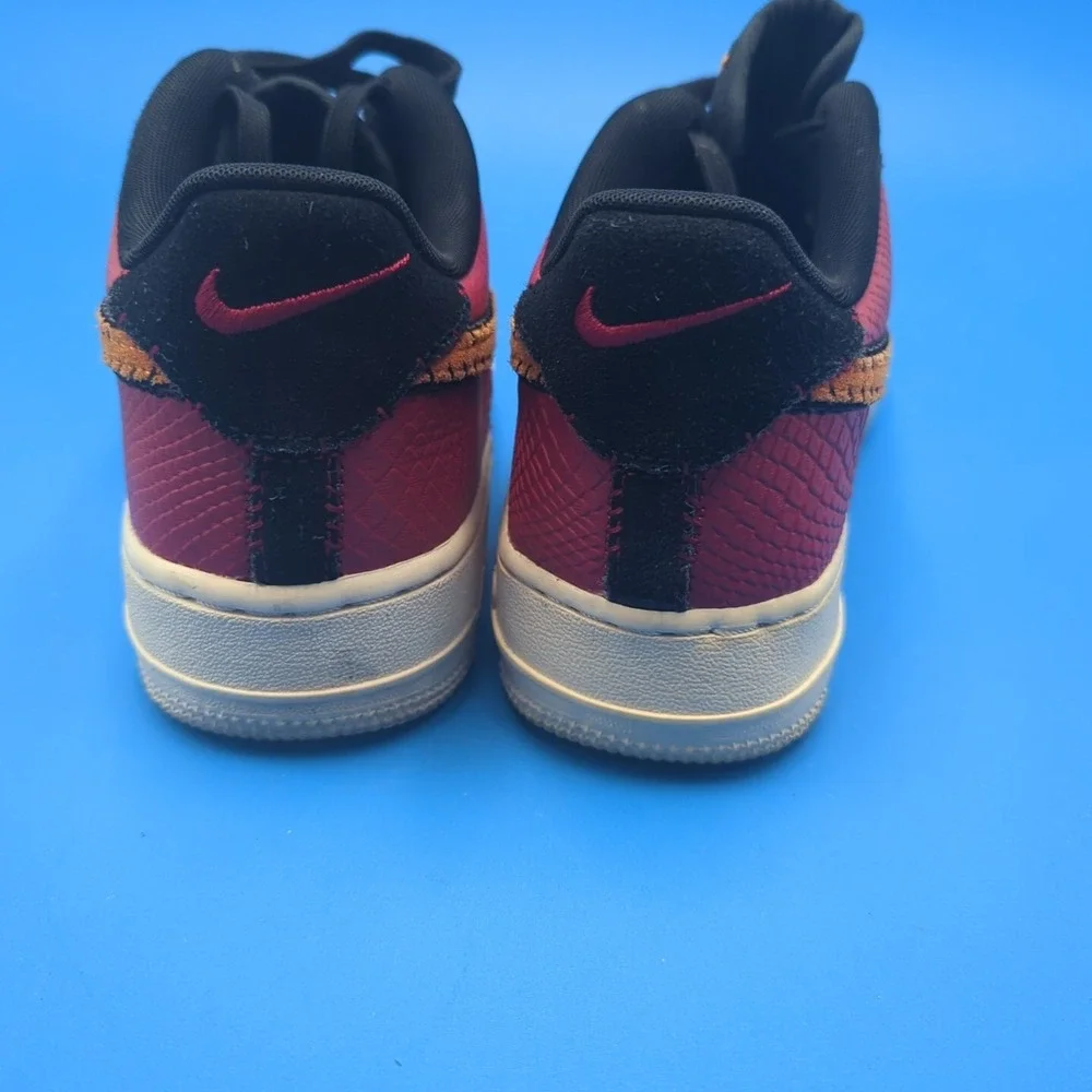 Size 6Y Nike Air Force‎ 1 Low Premium Chinese New Year Orange Red Floral